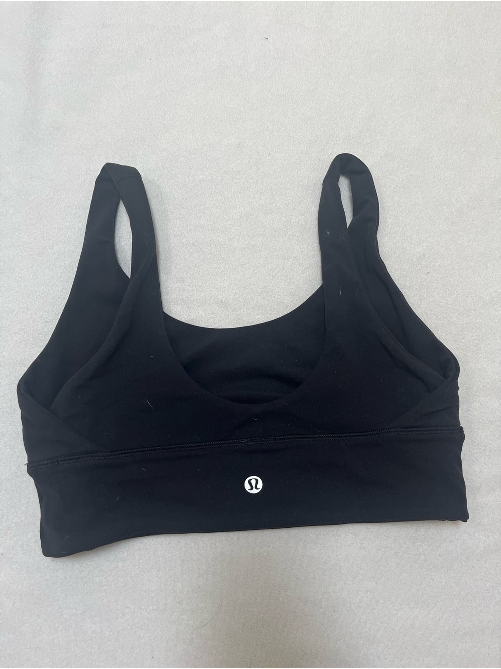 Lululemon x Peloton Black align Sports Bra Athletic Top size 8